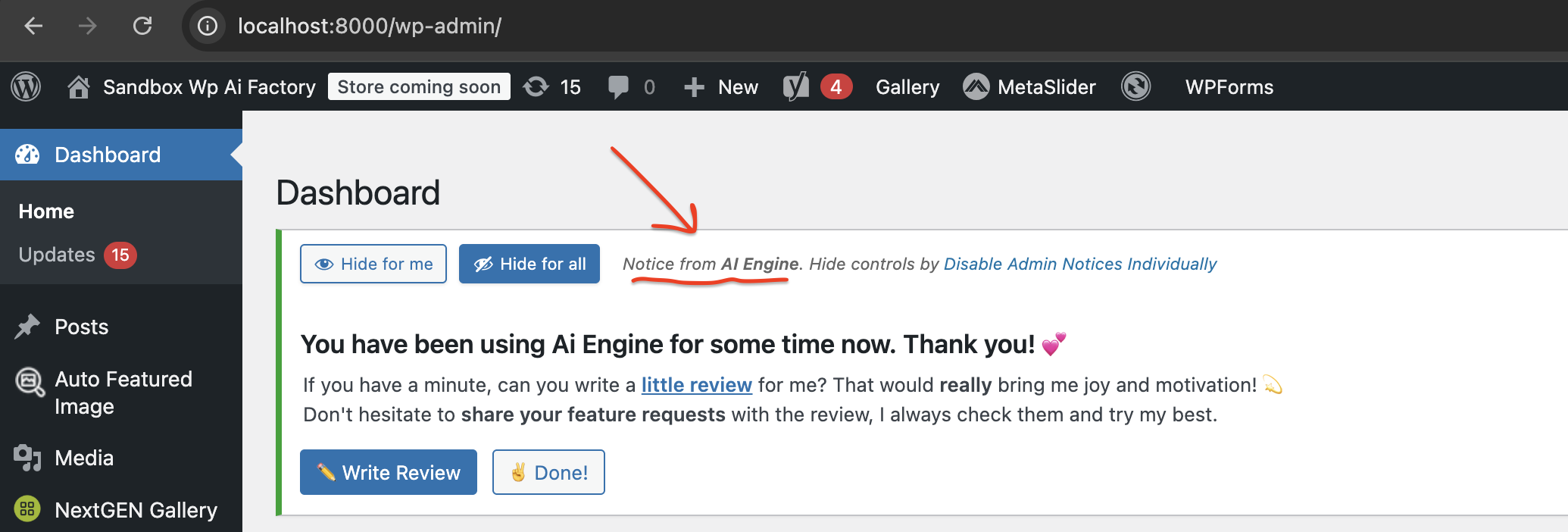 Plugin Detection Feature in Action