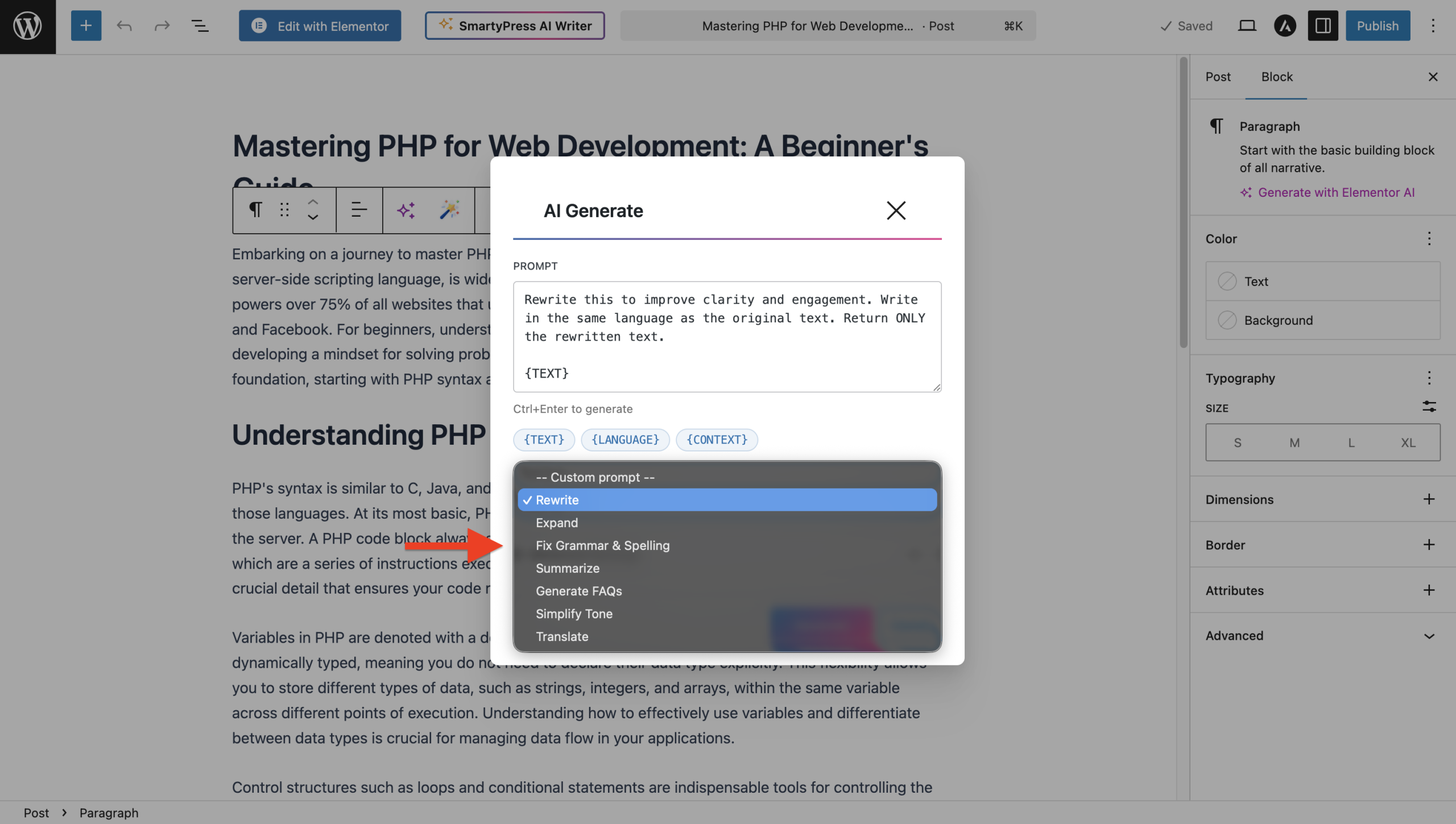 All Magic Wand Actions (10+)
